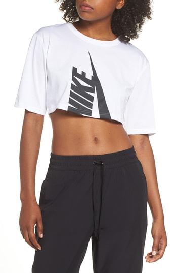 Women's Nike Nikelab Collection Jersey Crop Top - White