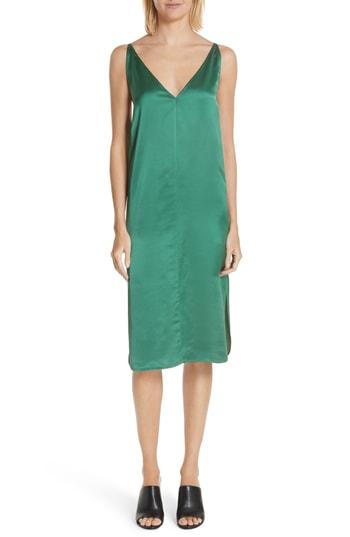 Women's Robert Rodriguez Satin Slipdress - Green