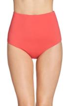 Women's Mara Hoffman High Waist Bikini Bottoms - Coral