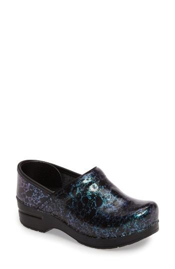 Women's Dansko 'professional' Clog .5-6us / 36eu M - Blue