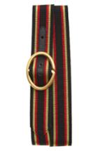 Men's Gucci Slider Belt 0 Eu - Black/ Red