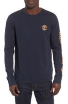 Men's Timberland Long Sleeve Logo T-shirt - Blue