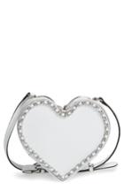 Rebecca Minkoff Chain Heart Crossbody Bag - White