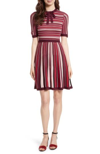 Women's Kate Spade New York Stripe Sweater Dress - Pink