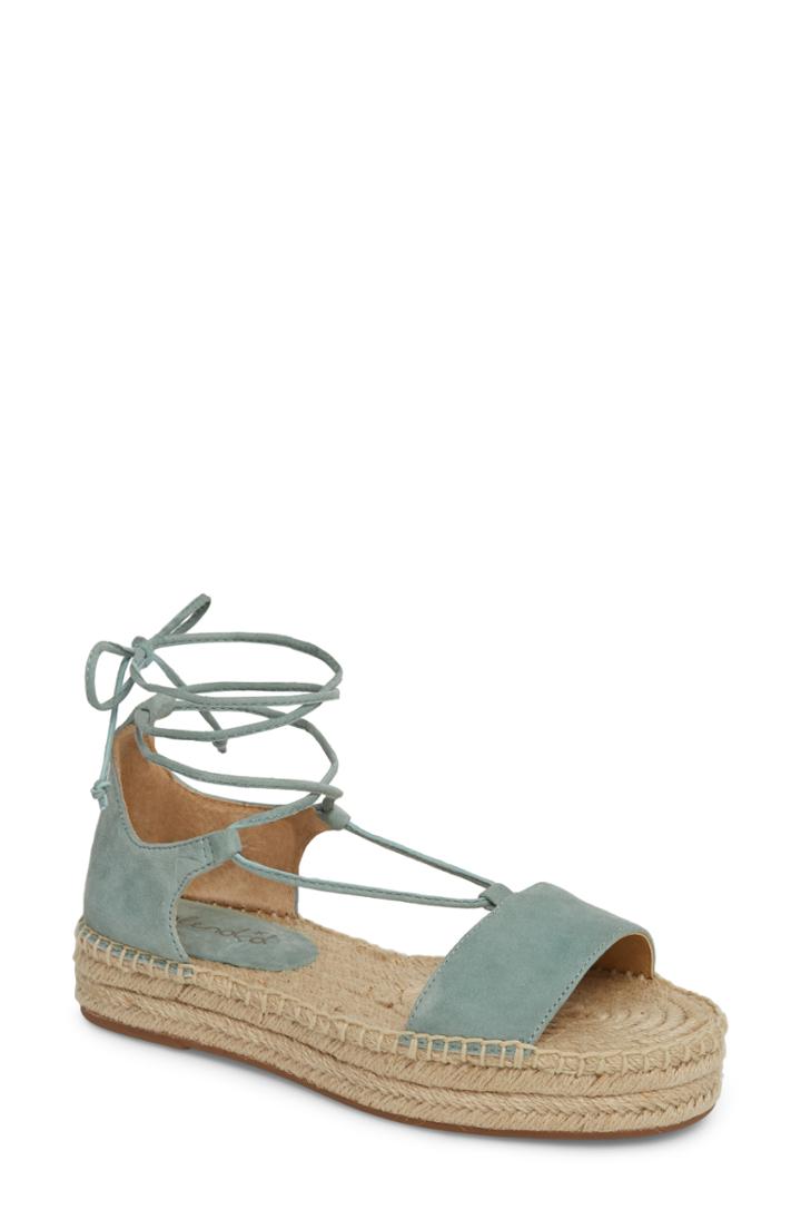 Women's Splendid Fernanda Wraparound Platform Sandal M - Green