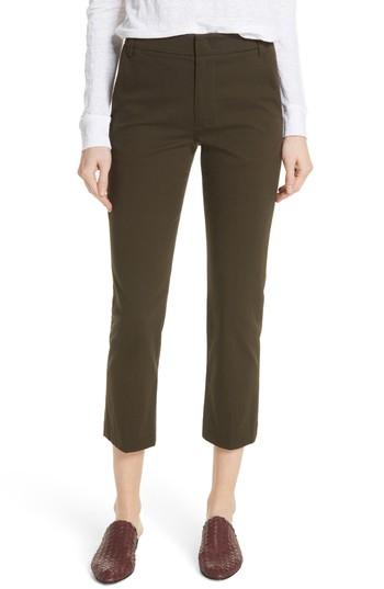 Women's Vince Crop Chino Pants - Green