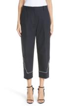 Women's Calvin Klein 205w39nyc Snap Hem Wide Leg Pants Us / 36 It - Blue
