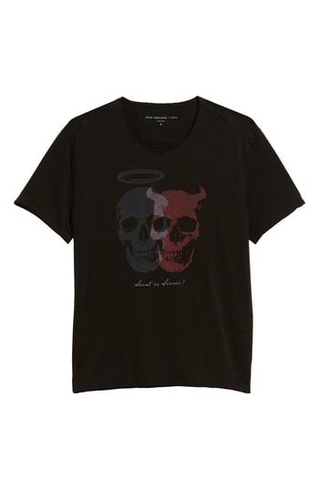 Men's John Varvatos Star Usa Saint Or Sinner Graphic T-shirt, Size - Black