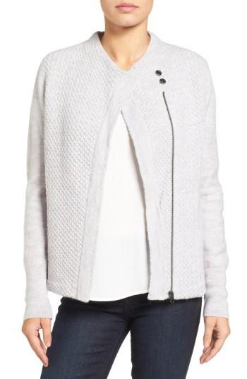 Women's Caslon Knit Sweater Coat, Size - Grey