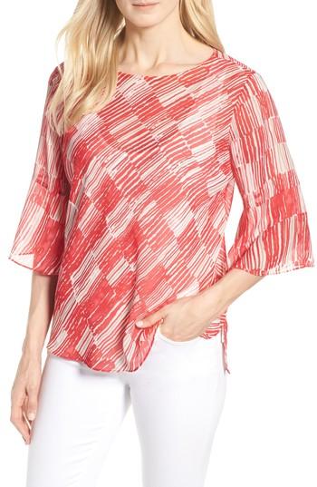 Women's Nic+zoe Zambra Top - Red