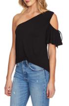 Women's 1.state Cutout One-shoulder Top, Size - Black