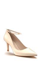 Women's Shoes Of Prey Ankle Strap Pump .5 B - Beige