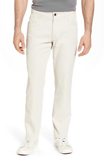 Men's Peter Millar Eb66 Performance Six-pocket Pants X 32 - Grey