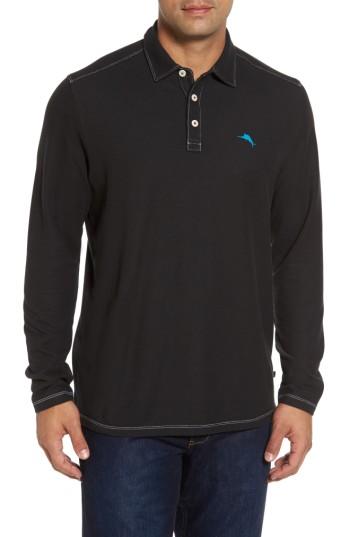 Men's Tommy Bahama Tropicool Spectator Pique Polo, Size - Black
