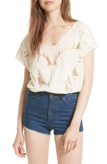 Women's Free People Castaway Tunic Top - Yellow