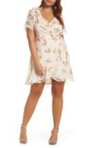 Women's Colie Ruffle Wrap Dress, Size - Coral
