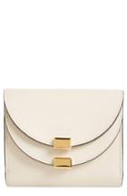 Women's Chloe 'georgia' Calfskin Leather Wallet - White
