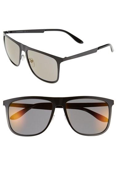 Men's Carrera Eyewear 58mm Mirrored Retro Sunglasses - Black/ Copper