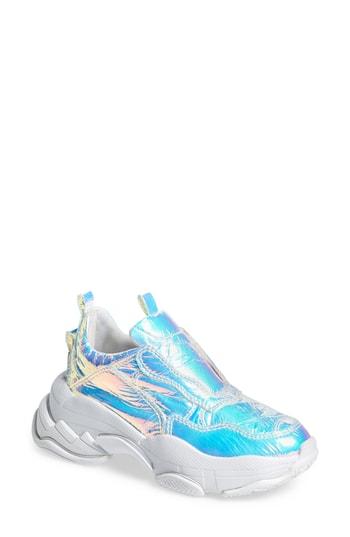 Women's Jeffrey Campbell Lo-fi 2 Sneaker .5 M - Metallic