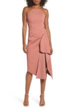 Women's C/meo Collective Fluidity Draped Midi Dress, Size - Pink