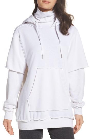 Women's The Laundry Room Good Hood Sweatshirt Dress - White