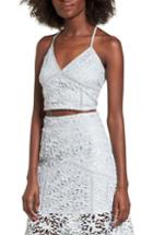 Women's Leith Lace Crop Top - Blue