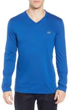 Men's Lacoste Long Sleeve T-shirt (xl) - Blue