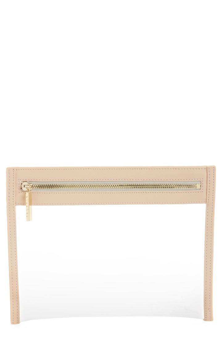 Truffle Small Clarity Clutch - Pink