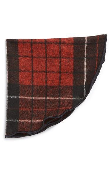 Men's Alexander Olch Plaid Wool Pocket Round