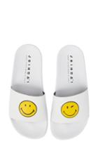 Women's Joshua Sanders Smile Pool Slide Sandal .5us / 35eu - White