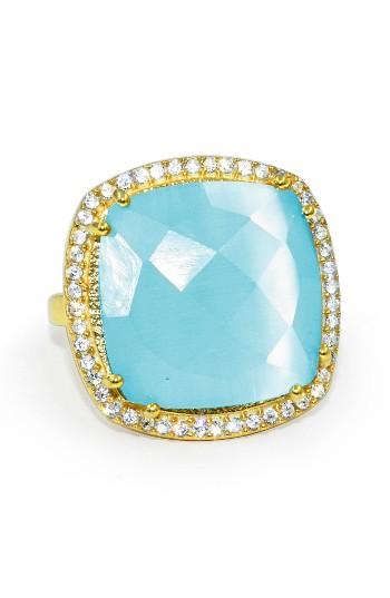Women's Susan Hanover Square Semiprecious Stone Ring