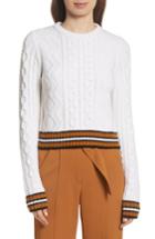 Women's A.l.c. Alpha Cable Knit Sweater - White