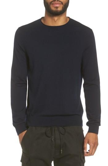 Men's Vince Rolled Neck Sweater - Blue