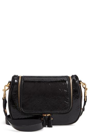 Anya Hindmarch Small Vere Lambskin Leather Crossbody Satchel - Black