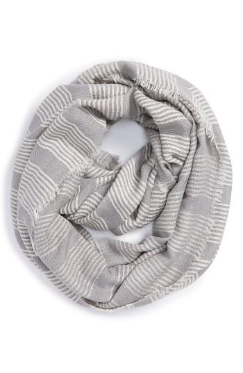 Women's La Double 7 Stitch Stripe Infinity Scarf