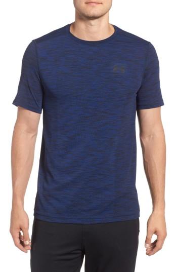 Men's Under Armour Threadborne Fit T-shirt, Size Small - Blue