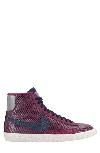 Women's Nike Blazer Mid Top Sneaker .5 M - Purple