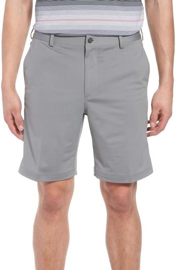 Men's Bobby Jones Trim Fit Tech Chino Shorts - Grey