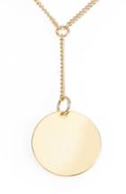 Women's Something Navy Short Disc Y-shaped Necklace (nordstrom Exclusive)