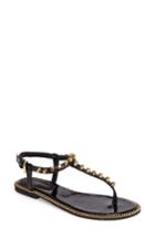 Women's Jeffrey Campbell Kesha Studded Chain Link Sandal M - Black