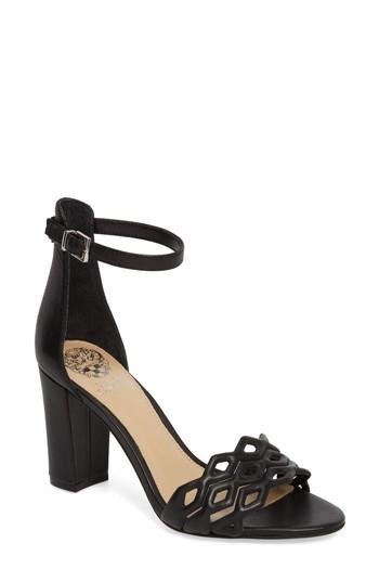 Women's Vince Camuto Caveena Block Heel Sandal M - Black