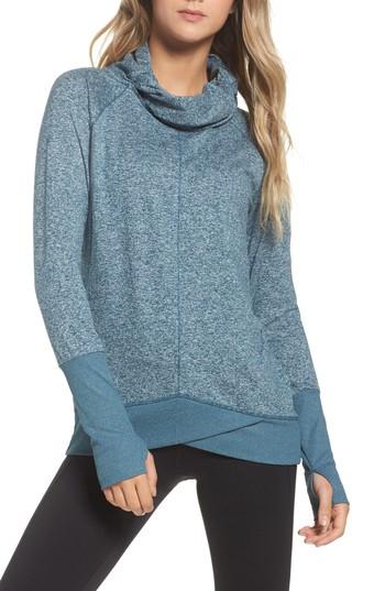 Women's Zella Gwen Cozy Pullover, Size - Blue/green