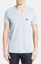 Men's Burberry Lindon Cotton T-shirt, Size - Grey