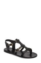 Women's Ancient Greek Sandals T-strap Sandal Us / 36eu - Black