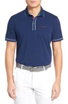 Men's Ted Baker London Playgo Piped Trim Golf Polo (3xl) - Blue