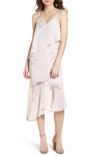 Women's Dee Elly Asymmetric Midi Dress - Beige