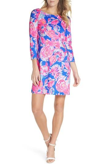 Women's Lilly Pulitzer Noelle Floral Shift Dress, Size - Pink
