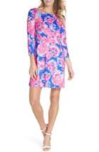 Women's Lilly Pulitzer Noelle Floral Shift Dress, Size - Pink