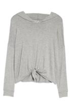 Women's Beyond Yoga All Tied Up Pullover - Grey
