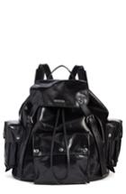 Saint Laurent Noe Polished Vintage Leather Backpack -